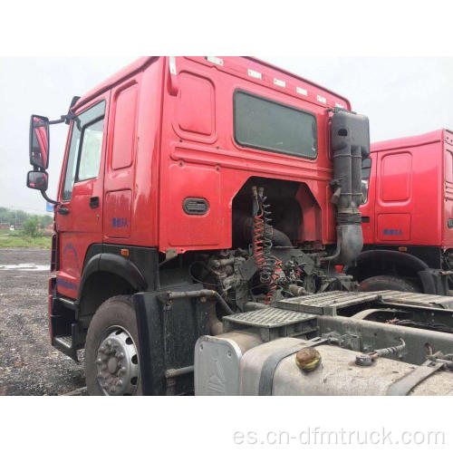 Cabeza de tractor diesel HOWO 375HP camión tractor usado